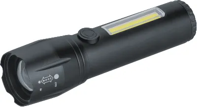 Фонарь светодиодный ручной 95 695 NPT-CM19-ACCU алюм.3 реж 1LED 3Вт+8COB 3Вт Li-ion 3.7В NAVIGATOR 95695