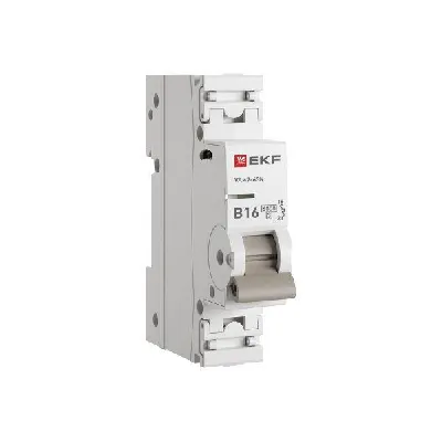 Выключатель автоматический 1п B 16А 6кА ВА 47-63N PROxima EKF M636116B