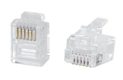 Коннектор телефонный RJ-12 6P6C Cabeus 7126c