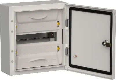 Корпус ЩРн-12 (1х12) TITAN 5 335х310х140 IP54 метал. сер. IEK TI5-50-N-012-54-7035