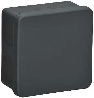 Коробка распаячная ОП КМ42435 80х80х40мм IP67 8 вводов черн. IEK UKO21-080-080-040-K02-66