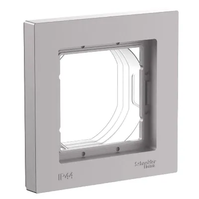 Рамка 1-м AtlasDesign Aqua IP44 алюм. SE ATN440301